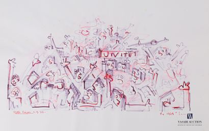 REJAS Pablo (XXème siècle)

Lot de deux dessins...