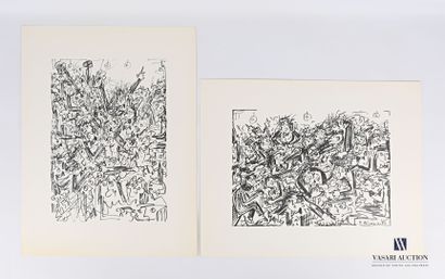REJAS Pablo (XXème siècle)

Lot de deux dessins...