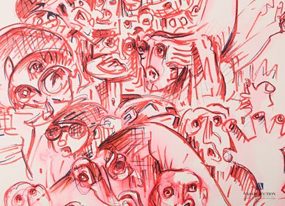 REJAS Pablo (XXème siècle)

Lot de deux dessins...