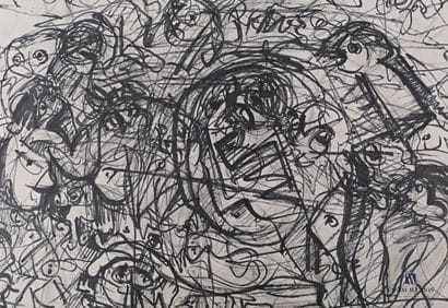 REJAS Pablo (XXème siècle)

Bouffé mort 

Encre...