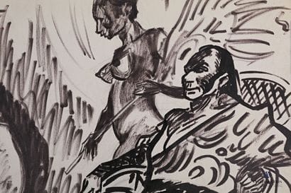 REJAS Pablo (XXème siècle)

Lot de deux dessins...