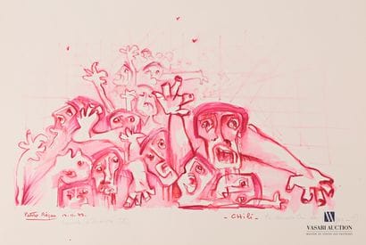 REJAS Pablo (XXème siècle)

Lot de deux dessins...