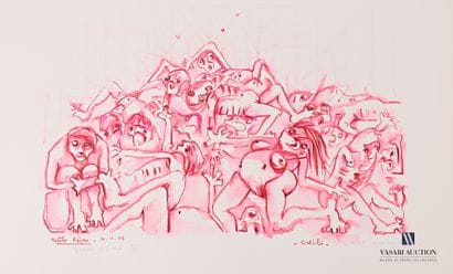 REJAS Pablo (XXème siècle)

Lot de deux dessins...