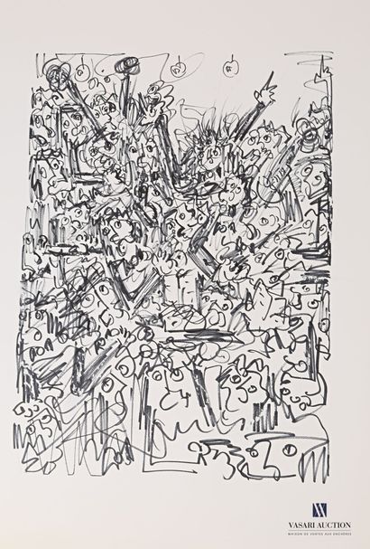 REJAS Pablo (XXème siècle)

Lot de deux dessins...