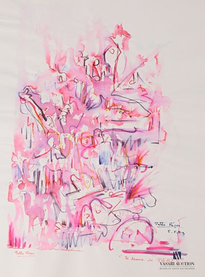 REJAS Pablo (XXème siècle)

Lot de deux dessins...