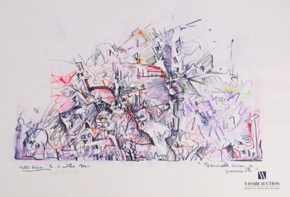REJAS Pablo (XXème siècle)

Lot de deux dessins...