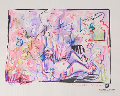 REJAS Pablo (XXème siècle)

Lot de deux dessins...