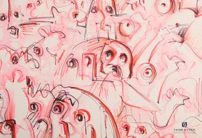REJAS Pablo (XXème siècle)

Lot de deux dessins...