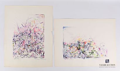 REJAS Pablo (XXème siècle)

Lot de deux dessins...