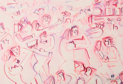 REJAS Pablo (XXème siècle)

Lot de deux dessins...