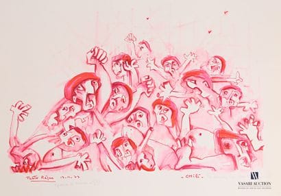 REJAS Pablo (XXème siècle)

Lot de deux dessins...