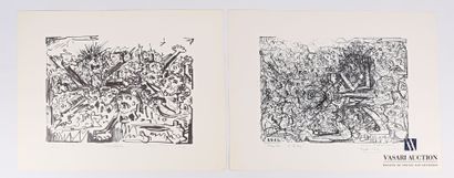 REJAS Pablo (XXème siècle)

Lot de deux dessins...