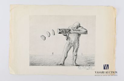 CARDON (XXème siècle)

La Faim 

Gravure...