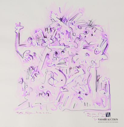 REJAS Pablo (XXème siècle)

Lot de deux dessins...