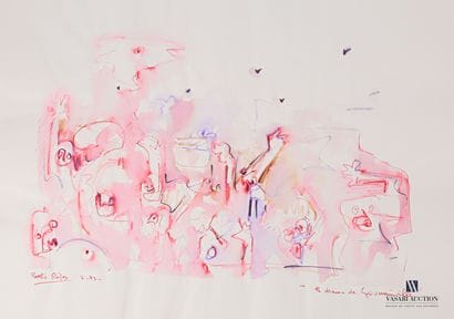 REJAS Pablo (XXème siècle)

Lot de deux dessins...
