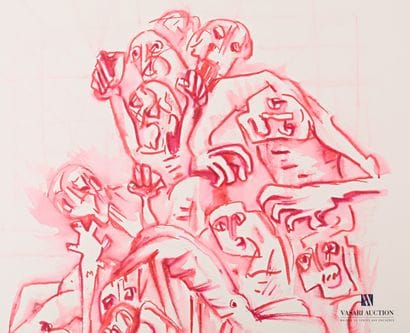 REJAS Pablo (XXème siècle)

Lot de deux dessins...