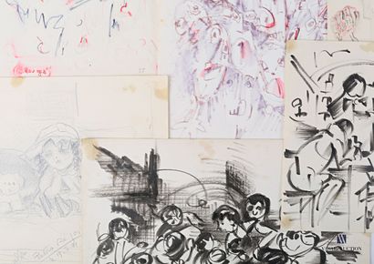 REJAS Pablo (XXème siècle)

Lot de dix dessins...
