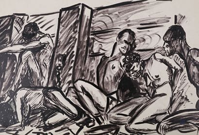 REJAS Pablo (XXème siècle)

Lot de deux dessins...