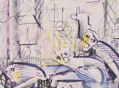 REJAS Pablo (XXème siècle)

Lot de deux dessins...