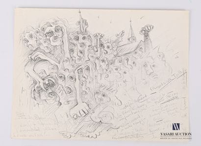 REJAS Pablo (XXème siècle)

Lot de deux dessins...
