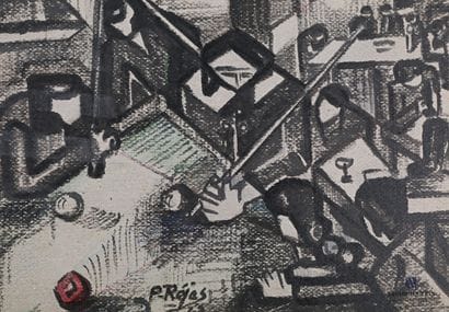 REJAS Pablo (XXème siècle)

Lot de cinq dessins...