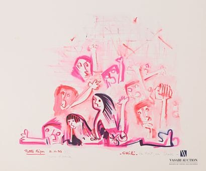 REJAS Pablo (XXème siècle)

Lot de deux dessins...