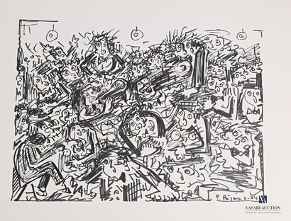 REJAS Pablo (XXème siècle)

Lot de deux dessins...