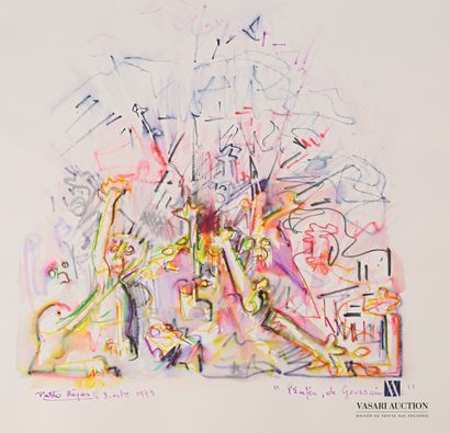 REJAS Pablo (XXème siècle)

Lot de deux dessins...