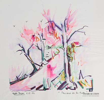 REJAS Pablo (XXème siècle)

Lot de deux dessins...