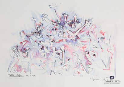 REJAS Pablo (XXème siècle)

Lot de deux dessins...