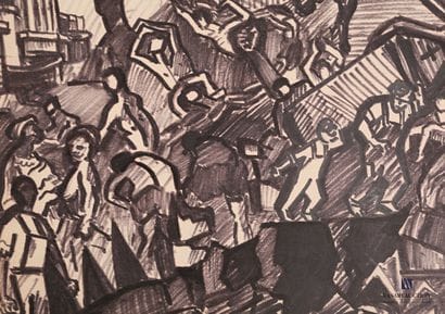REJAS Pablo (XXème siècle)

Lot de cinq dessins...