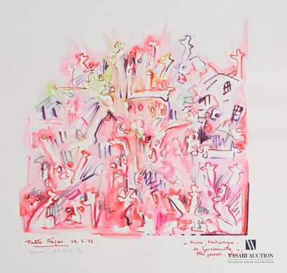 REJAS Pablo (XXème siècle)

Lot de deux dessins...