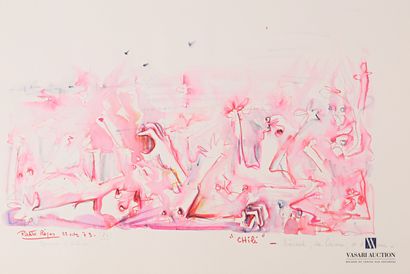 REJAS Pablo (XXème siècle)

Lot de deux dessins...