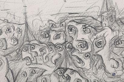 REJAS Pablo (XXème siècle)

Lot de deux dessins...