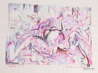 REJAS Pablo (XXème siècle)

Lot de deux dessins...