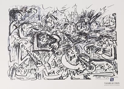 REJAS Pablo (XXème siècle)

Lot de deux dessins...