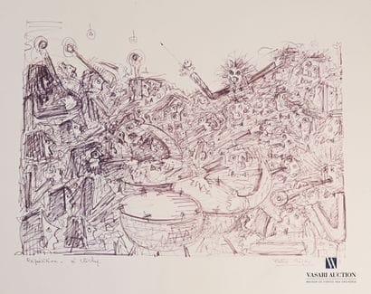 REJAS Pablo (XXème siècle)

Lot de deux dessins...