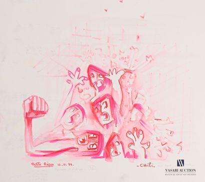 REJAS Pablo (XXème siècle)

Lot de deux dessins...