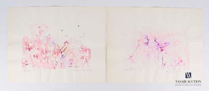 REJAS Pablo (XXème siècle)

Lot de deux dessins...