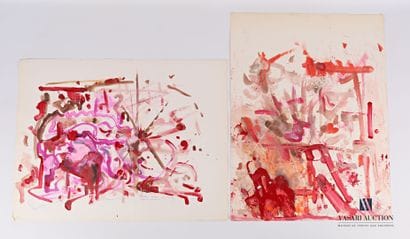 REJAS Pablo (XXème siècle)

Lot de deux gouaches...