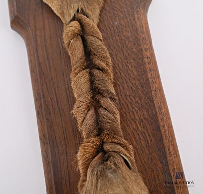Paire de pieds d'honneur de cerf élaphe (Cervus...
