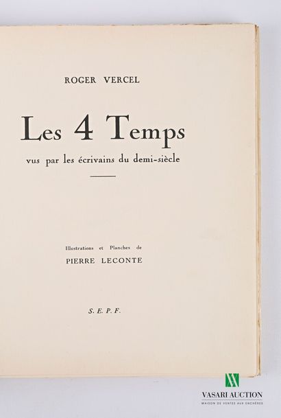 VERCEL Roger - Les 4 Temps vus par les écrivains...