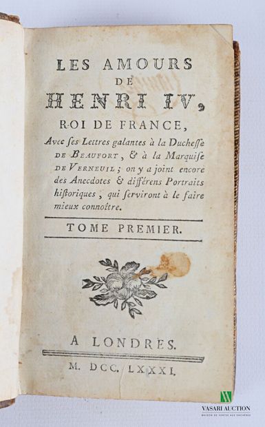 [CURIOSITY]

ANONYMOUS - Les Amours de Henri...