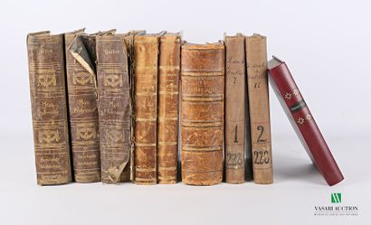 Lot of nine books including: 

DUMAS Alexandre,...