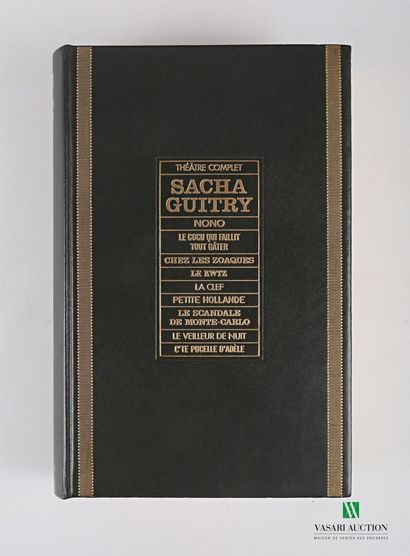[LITERATURE]

GUITRY Sacha - Théâtre complet...