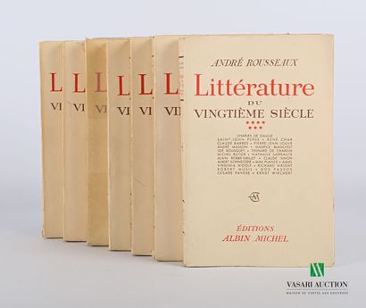 [LITERATURE]

ROUSSEAUX André - Littérature...