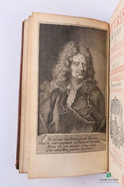 BOILEAU DESPREAUX - Works in verse (two volumes)...
