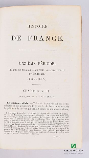 [HISTORY]

Lot including six volumes:

-...