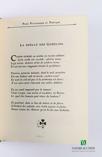 DUFOUR Philippe - Paris pittoresque et poétique...