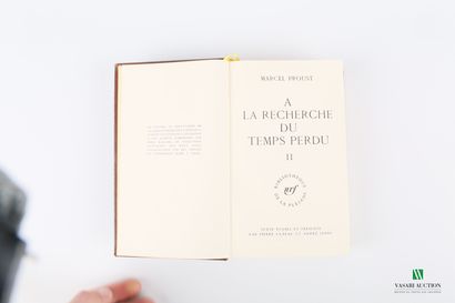 [LA PLEIADE]

PROUST Marcel - A la recherche...